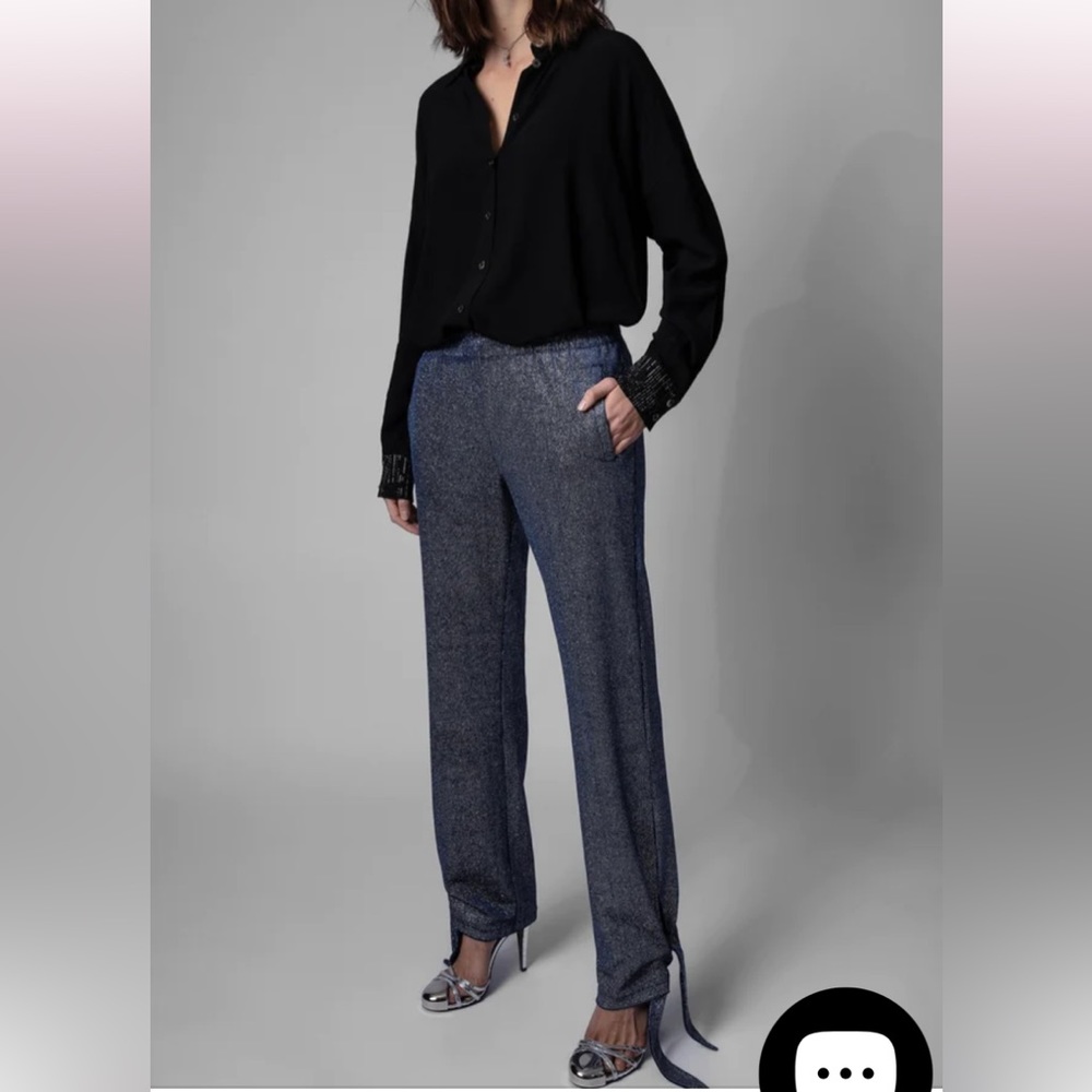 Zadig and Voltaire velours sparkle pants